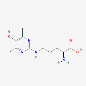 molecular formula C11H18N4O3 B065418 Argpyrimidine CAS No. 195143-52-3