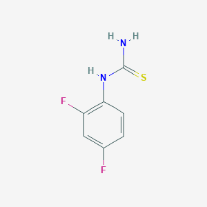 molecular formula C7H6F2N2S B065422 (2,4-Difluorophenyl)thiourea CAS No. 175277-76-6