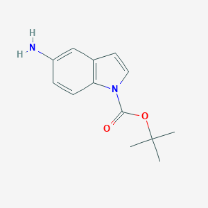 molecular formula C13H16N2O2 B065432 1-Boc-5-Aminoindole CAS No. 166104-20-7