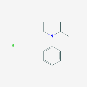 molecular formula C11H17BN B065435 Borane N-ethyl-N-isopropylaniline complex CAS No. 180840-34-0