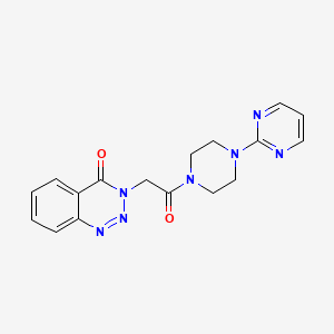 3-{2-oxo-2-[4-(pyrimidin-2-yl)piperazin-1-yl]ethyl}-3,4-dihydro-1,2,3-benzotriazin-4-one