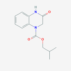 2-methylpropyl 3-oxo-1,2,3,4-tetrahydroquinoxaline-1-carboxylate