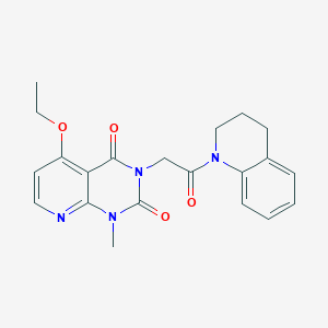 5-ethoxy-1-methyl-3-[2-oxo-2-(1,2,3,4-tetrahydroquinolin-1-yl)ethyl]-1H,2H,3H,4H-pyrido[2,3-d]pyrimidine-2,4-dione