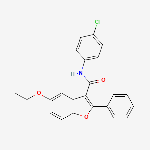 N-(4-chlorophenyl)-5-ethoxy-2-phenyl-1-benzofuran-3-carboxamide