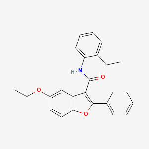 5-ethoxy-N-(2-ethylphenyl)-2-phenyl-1-benzofuran-3-carboxamide