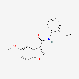 N-(2-ethylphenyl)-5-methoxy-2-methyl-1-benzofuran-3-carboxamide