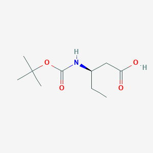 (R)-3-((tert-Butoxycarbonyl)amino)pentanoic acid