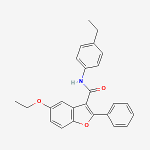 5-ethoxy-N-(4-ethylphenyl)-2-phenyl-1-benzofuran-3-carboxamide