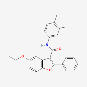 N-(3,4-dimethylphenyl)-5-ethoxy-2-phenyl-1-benzofuran-3-carboxamide