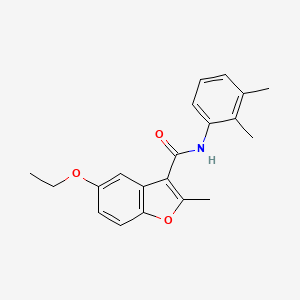 molecular formula C20H21NO3 B6545056 N-(2,3-dimethylphenyl)-5-ethoxy-2-methyl-1-benzofuran-3-carboxamide CAS No. 929390-04-5