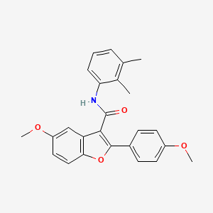 molecular formula C25H23NO4 B6545072 N-(2,3-dimethylphenyl)-5-methoxy-2-(4-methoxyphenyl)-1-benzofuran-3-carboxamide CAS No. 929451-89-8