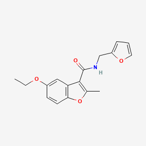 B6545134 5-ethoxy-N-[(furan-2-yl)methyl]-2-methyl-1-benzofuran-3-carboxamide CAS No. 929513-79-1