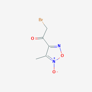 2-Bromo-1-(4-methyl-5-oxido-1,2,5-oxadiazol-3-yl)ethanone
