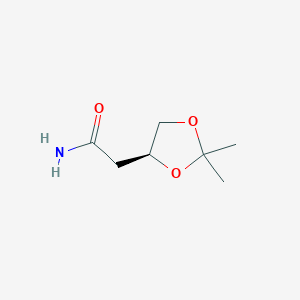 (S)-2,2-dimethyl-1,3-dioxolane-4-acetamide