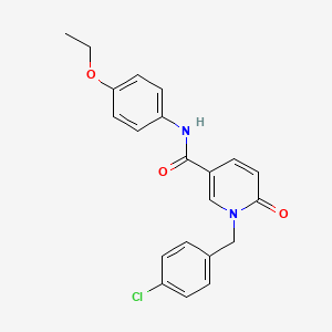 B6547198 1-[(4-chlorophenyl)methyl]-N-(4-ethoxyphenyl)-6-oxo-1,6-dihydropyridine-3-carboxamide CAS No. 946309-59-7