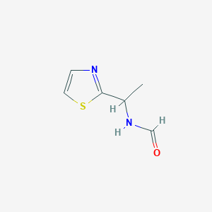 N-[1-(1,3-Thiazol-2-yl)ethyl]formamide