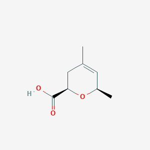 (2R,6R)-4,6-dimethyl-3,6-dihydro-2H-pyran-2-carboxylic acid
