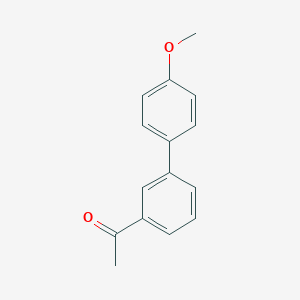 molecular formula C15H14O2 B065489 1-(4'-甲氧基[1,1'-联苯]-3-基)乙酮 CAS No. 182169-63-7