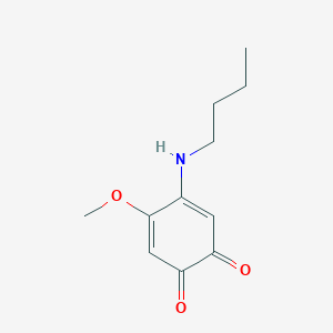 4-(Butylamino)-5-methoxycyclohexa-3,5-diene-1,2-dione