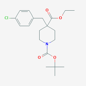 Ethyl N-Boc-4-(4-chlorobenzyl)piperidine-4-carboxylate
