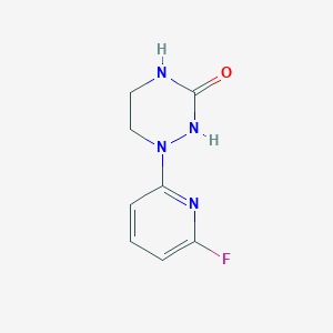 1-(6-Fluoropyridin-2-yl)-1,2,4-triazinan-3-one