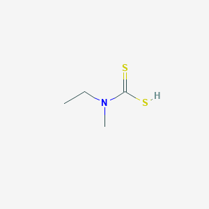 molecular formula C4H9NS2 B065533 Ethyl(methyl)carbamodithioic acid CAS No. 192884-08-5