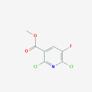 molecular formula C7H4Cl2FNO2 B065547 Methyl 2,6-dichloro-5-fluoronicotinate CAS No. 189281-66-1