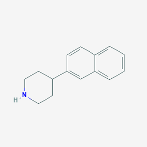 molecular formula C15H17N B065549 4-(Naphthalen-2-yl)piperidine CAS No. 180160-99-0