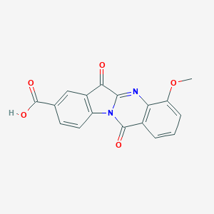 4-Methoxy-6,12-dioxoindolo[2,1-b]quinazoline-8-carboxylic acid