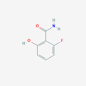 molecular formula C7H6FNO2 B065572 2-Fluoro-6-hydroxybenzamide CAS No. 160748-95-8