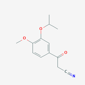 3-(4-Methoxy-3-propan-2-yloxyphenyl)-3-oxopropanenitrile