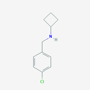 molecular formula C11H14ClN B065586 (4-Chloro-benzyl)-cyclobutyl-amine CAS No. 177721-97-0