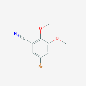 molecular formula C9H8BrNO2 B065596 5-Bromo-2,3-dimethoxybenzonitrile CAS No. 164670-73-9
