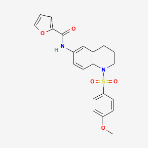 N-[1-(4-methoxybenzenesulfonyl)-1,2,3,4-tetrahydroquinolin-6-yl]furan-2-carboxamide