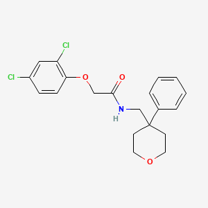 molecular formula C20H21Cl2NO3 B6561607 2-(2,4-dichlorophenoxy)-N-[(4-phenyloxan-4-yl)methyl]acetamide CAS No. 1091151-14-2