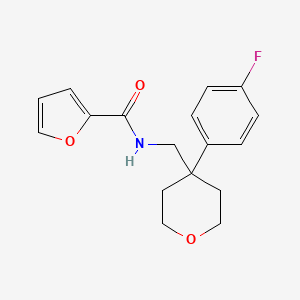 molecular formula C17H18FNO3 B6561842 N-{[4-(4-fluorophenyl)oxan-4-yl]methyl}furan-2-carboxamide CAS No. 1091105-39-3