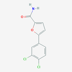 molecular formula C11H7Cl2NO2 B065626 5-(3,4-Dichlorophenyl)furan-2-carboxamide CAS No. 61941-99-9