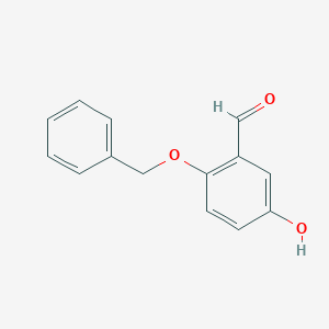 B065644 2-Benzyloxy-5-hydroxy-benzaldehyde CAS No. 161192-21-8