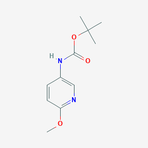 molecular formula C11H16N2O3 B065652 tert-Butyl (6-methoxypyridin-3-yl)carbamate CAS No. 183741-80-2
