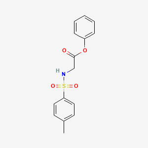 B6565553 phenyl 2-(4-methylbenzenesulfonamido)acetate CAS No. 518359-51-8