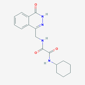 molecular formula C17H20N4O3 B6569888 N1-cyclohexyl-N2-((4-oxo-3,4-dihydrophthalazin-1-yl)methyl)oxalamide CAS No. 946350-21-6