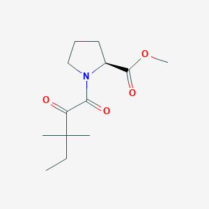 methyl (2S)-1-(3,3-dimethyl-2-oxopentanoyl)pyrrolidine-2-carboxylate