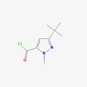 3-(Tert-Butyl)-1-Methyl-1H-Pyrazole-5-Carbonyl Chloride