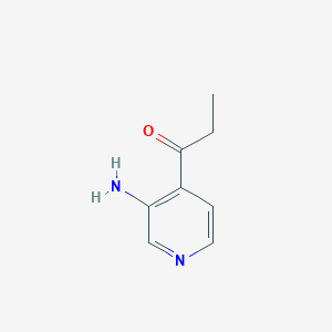 1-(3-Aminopyridin-4-yl)propan-1-one