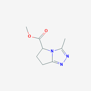 Methyl 3-methyl-6,7-dihydro-5H-pyrrolo[2,1-c][1,2,4]triazole-5-carboxylate
