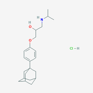 1-[4-(adamantan-1-yl)phenoxy]-3-[(propan-2-yl)amino]propan-2-ol hydrochloride
