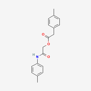 [(4-methylphenyl)carbamoyl]methyl 2-(4-methylphenyl)acetate