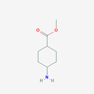 molecular formula C8H15NO2 B065742 Methyl 4-aminocyclohexanecarboxylate CAS No. 175867-59-1