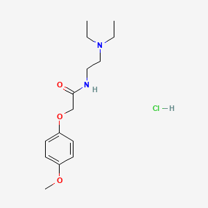 molecular formula C15H25ClN2O3 B6575005 Mefexamide hydrochloride CAS No. 3413-64-7
