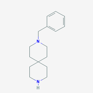 molecular formula C16H24N2 B065765 3-Benzyl-3,9-diazaspiro[5.5]undecane CAS No. 189333-49-1
